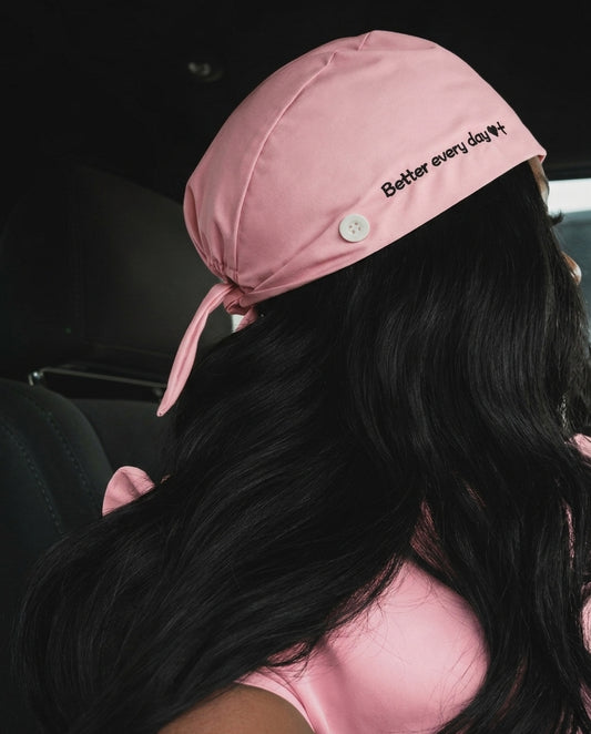 Better Every Day scrub cap – Pink (main)