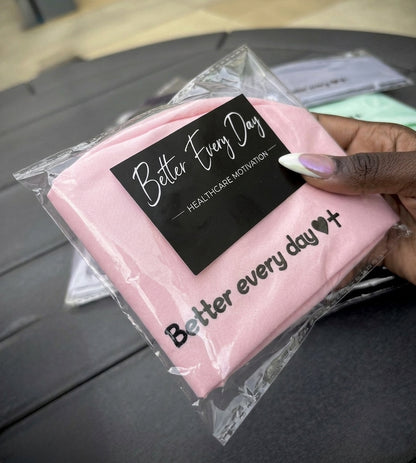 Better Every Day scrub cap – Pink (package)